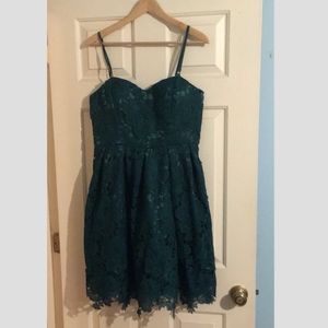 Liza Luxe Green Dress